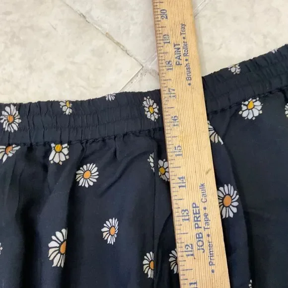 Natural Life Shorts XXL Floral Mushroom Boho Elastic Waist Pockets - Picture 9 of 11